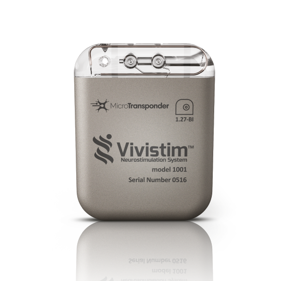 Vivistim Paired VNS™ Neurostimulation System implantable device, model 1001, used to aid post-stroke rehabilitation